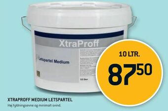 XL-BYG Xtraproff medium letspartel tilbud