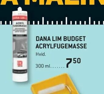 Dana lim budget acrylfugemasse