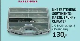 Nkt fasteners sortiments- kasse, spun®+ climate®