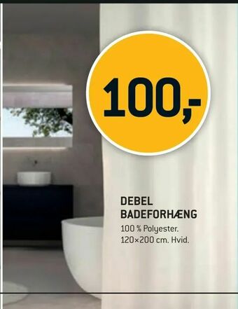 Debel badeforhæng