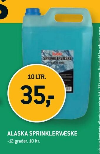 XL-BYG Alaska sprinklervæske tilbud