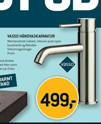XL-BYG Vasso håndvaskarmatur tilbud