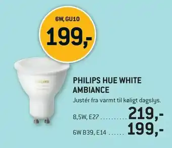 Philips hue white ambiance
