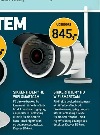 Sikkerthjem™ hd wifi smartcam