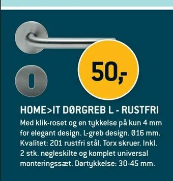 XL-BYG Home>it dørgreb l - rustfri tilbud
