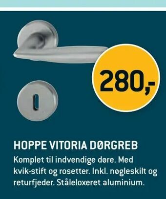 XL-BYG Hoppe vitoria dørgreb tilbud