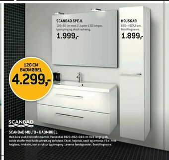 XL-BYG Scanbad multo+ badmøbel tilbud
