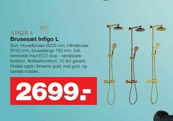 Bauhaus Brusesæt Infigo L tilbud