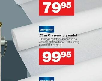 25 m Glasvæv ugrundet