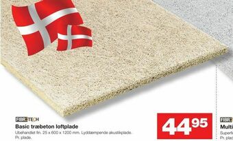 Basic træbeton loftplade