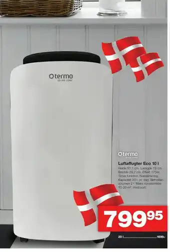 Luftaffugter Eco 10 l