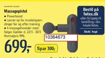 Føtex Massagepistol tilbud