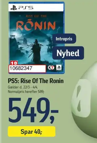 Føtex PS5: Rise Of The Ronin tilbud