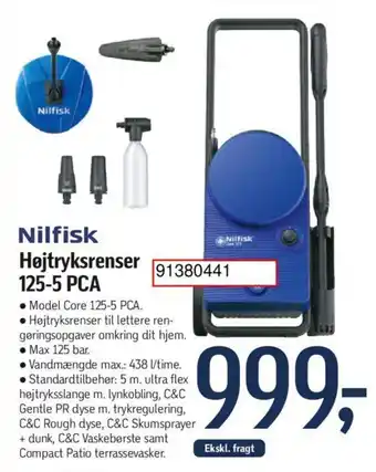 Føtex Nilfisk Højtryksrenser 125-5 PCA tilbud