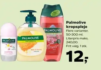 Kvickly Palmolive kropspleje tilbud