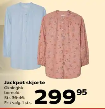 Kvickly Jackpot skjorte tilbud