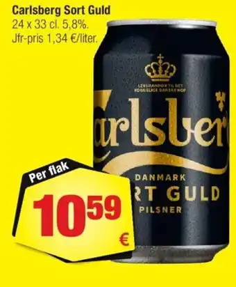 Calle Carlsberg Sort Guld tilbud