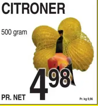 ABC Lavpris CITRONER tilbud