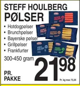 ABC Lavpris STEFF HOULBERG PØLSER tilbud