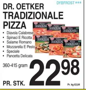 ABC Lavpris DR. OETKER TRADIZIONALE PIZZA tilbud