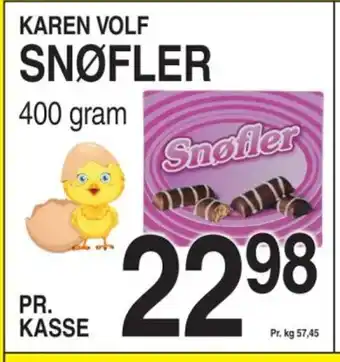 ABC Lavpris KAREN VOLF SNØFLER tilbud