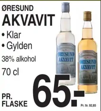 ABC Lavpris ØRESUND AKVAVIT tilbud