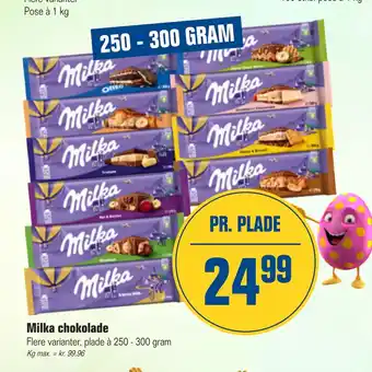 Otto Duborg Milka chokolade tilbud