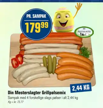 Otto Duborg Din Mesterslagter Grillpølsemix tilbud