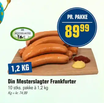 Otto Duborg Din Mesterslagter Frankfurter tilbud