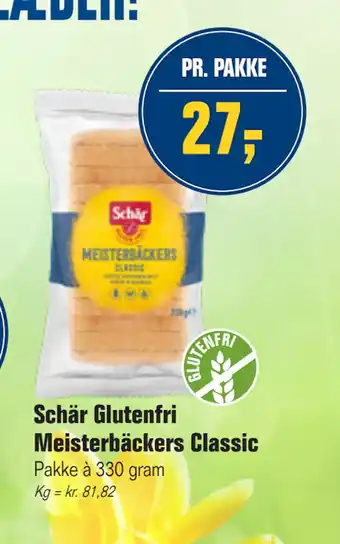 Otto Duborg Schär Glutenfri Meisterbäckers Classic tilbud