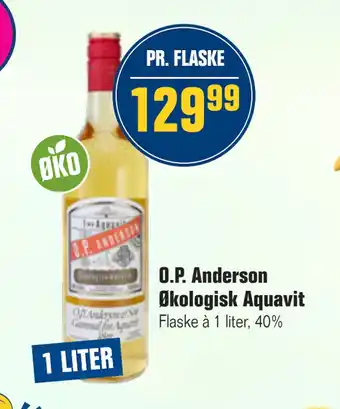 Otto Duborg O.P. Anderson Økologisk Aquavit tilbud