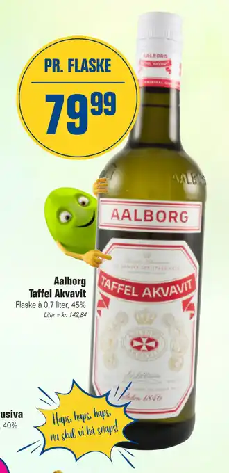 Otto Duborg Aalborg Taffel Akvavit tilbud