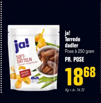 Otto Duborg ja! Tørrede dadler tilbud