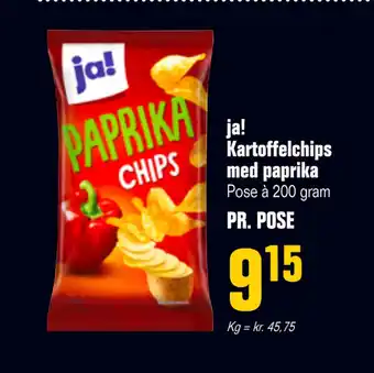 Otto Duborg ja! Kartoffelchips med paprika tilbud