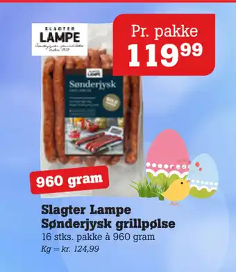 Poetzsch Padborg Slagter Lampe Sønderjysk grillpølse tilbud