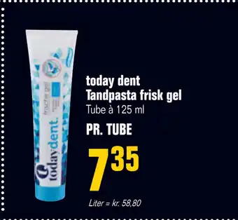 Otto Duborg today dent Tandpasta frisk gel tilbud