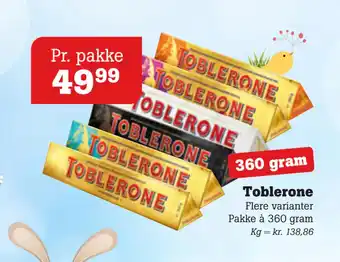 Poetzsch Padborg Toblerone tilbud