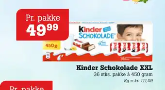 Poetzsch Padborg Kinder Schokolade XXL tilbud