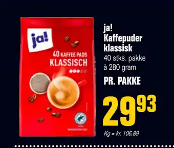 Poetzsch Padborg ja! Kaffepuder klassisk tilbud