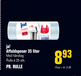 Poetzsch Padborg ja! Affaldsposer 35 liter tilbud