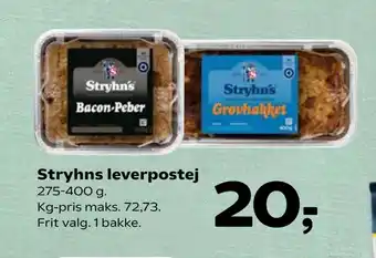 SuperBrugsen Stryhns leverpostej tilbud