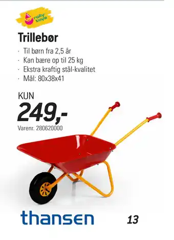 Thansen Trillebør tilbud