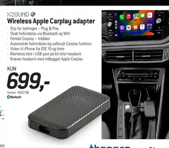Thansen Wireless Apple Carplay adapter tilbud