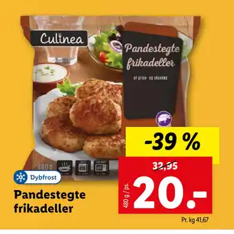 Lidl Pandestegte frikadeller tilbud