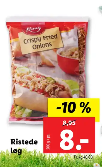 Lidl Ristede løg tilbud