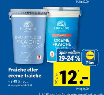 Lidl Fraiche eller creme fraiche tilbud