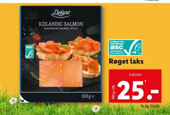 Lidl Røget laks tilbud