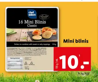 Lidl Mini blinis tilbud