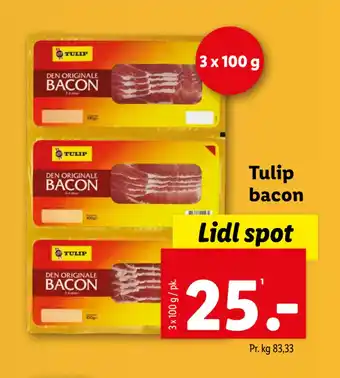 Lidl Tulip bacon tilbud