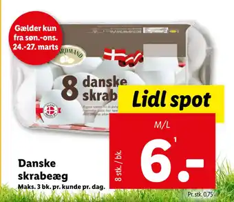 Lidl Danske skrabeæg tilbud